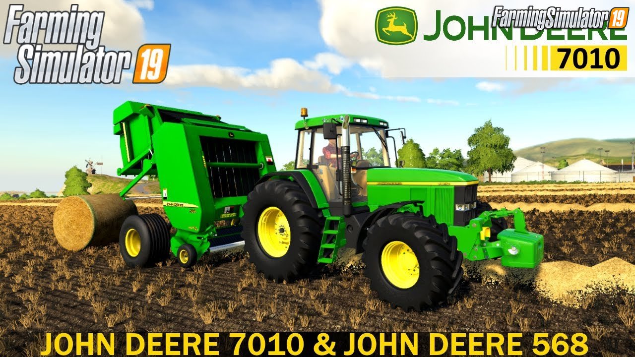 John Deere 7010 Series v1.2.1 for Farming Simulator 19