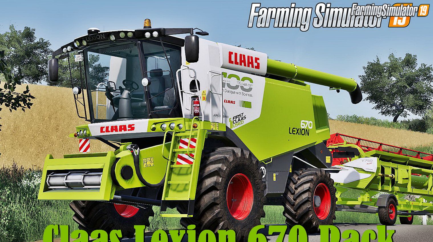 Claas Lexion 670 Pack for FS19