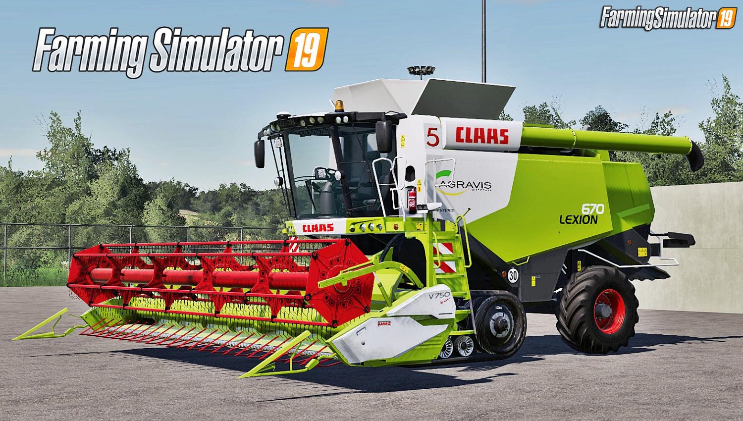 Claas Lexion 670 Pack for FS19