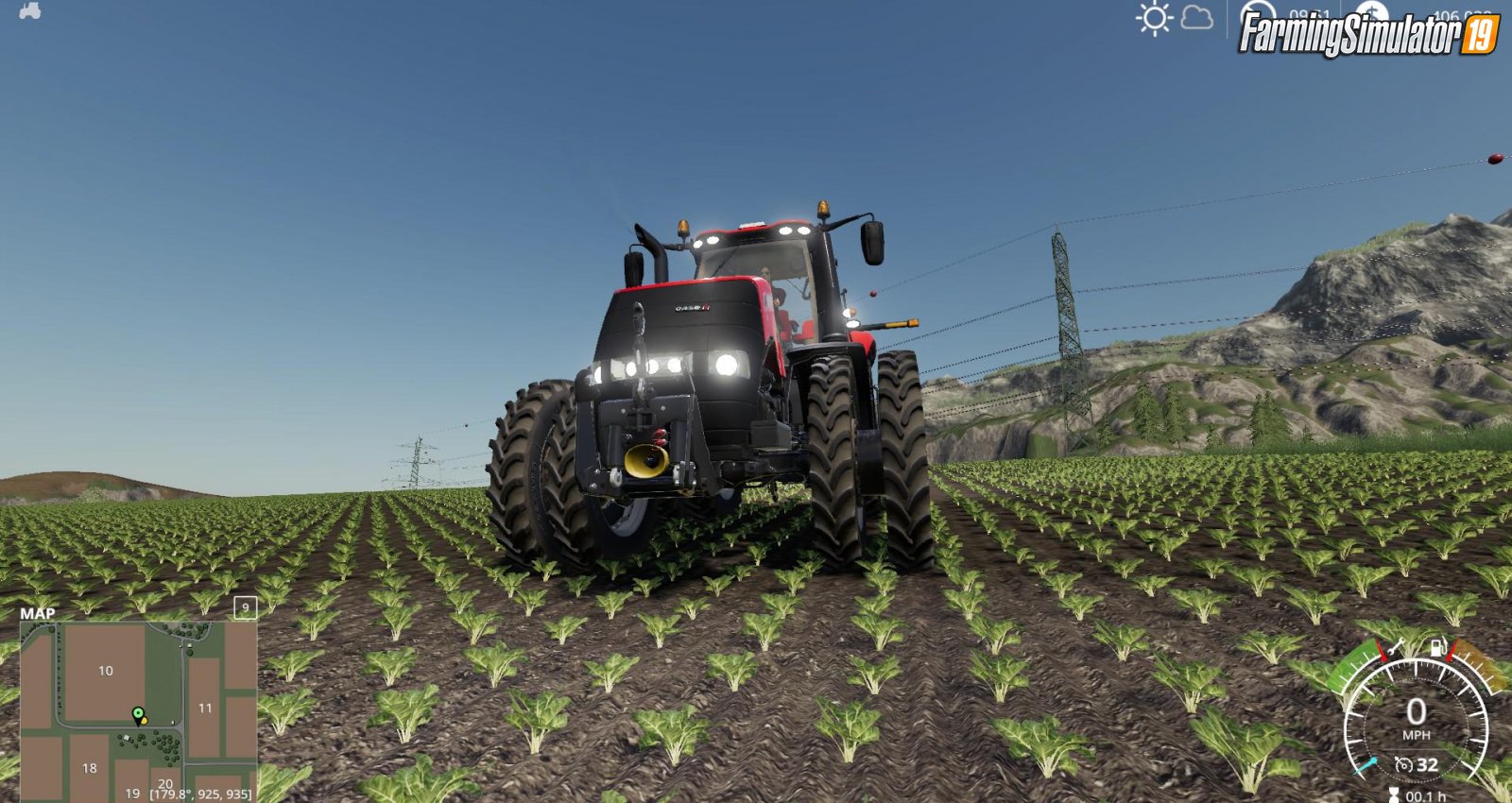 Case IH Magnum US w/Helicopter Tanks for FS19