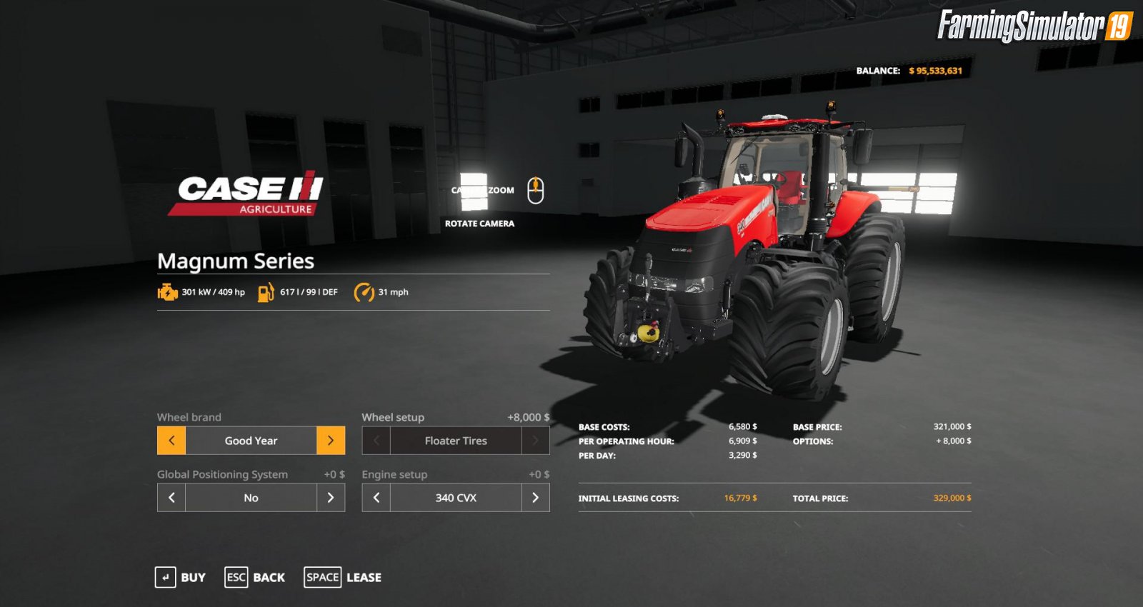 Case IH Magnum US w/Helicopter Tanks for FS19