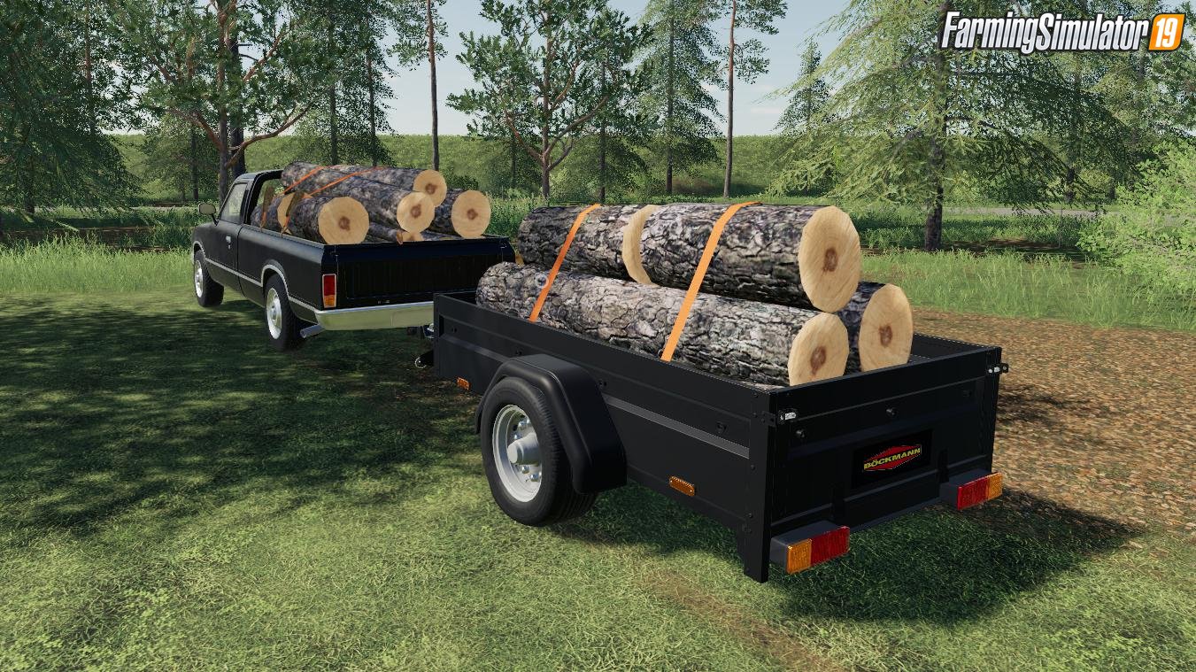 Boeckmann Car Trailer for FS19