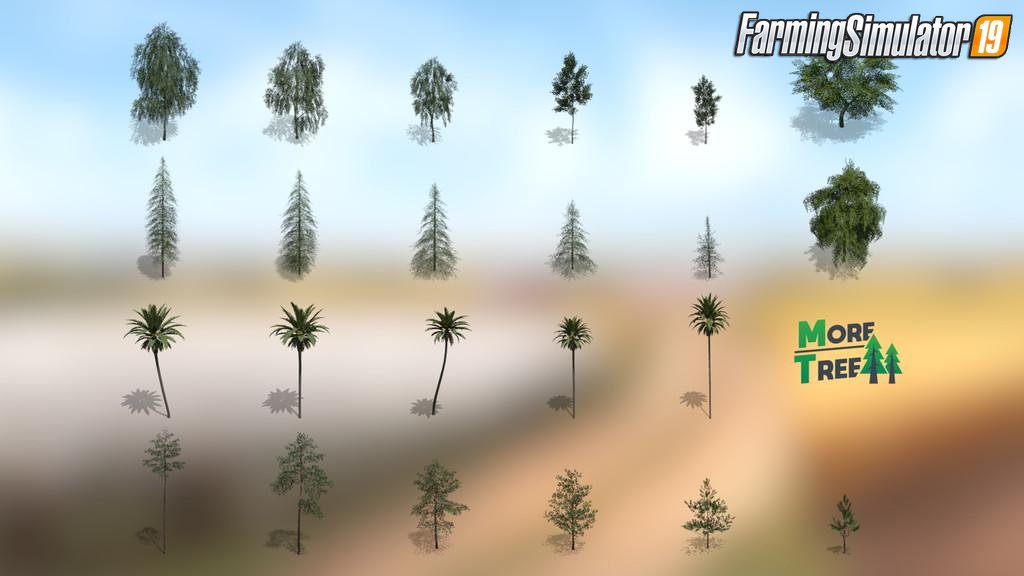 More Tree Placeable by Vnsfdg2 for FS19
