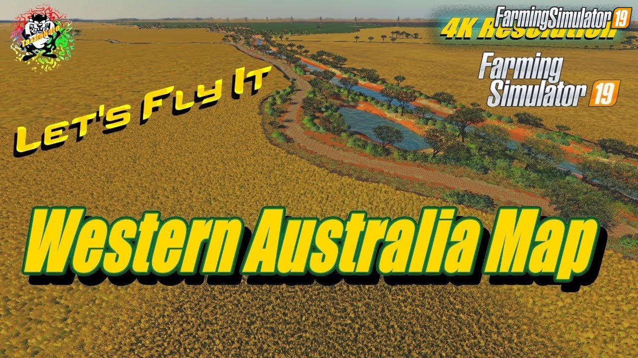 Western Australia Map for FS19