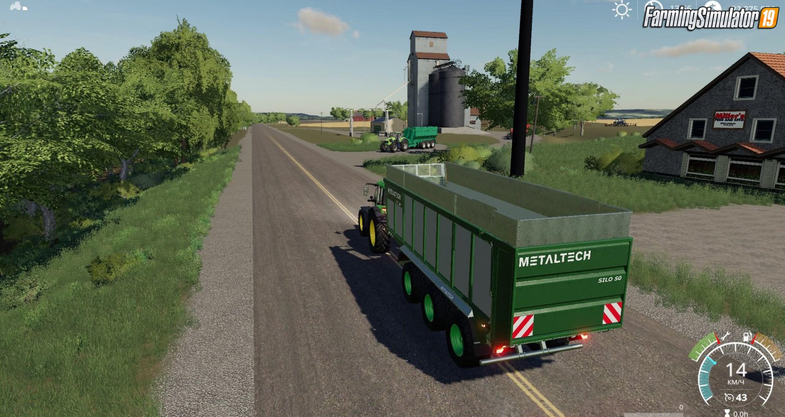 Trailer Metaltech Silo 50 for FS19