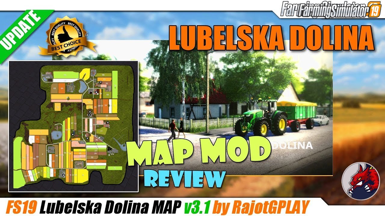 Lubelska Dolina Map v3.1 by RajotGPLAY for FS19