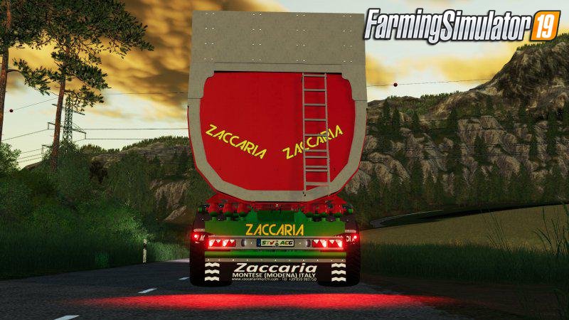 Trailer Zaccaria ZAM 200/8 for FS19