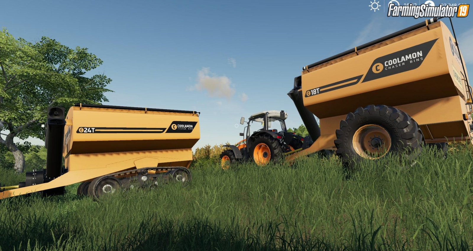 Trailer Coolamon Chaser Bins 18T and 24T v2.0 for FS19