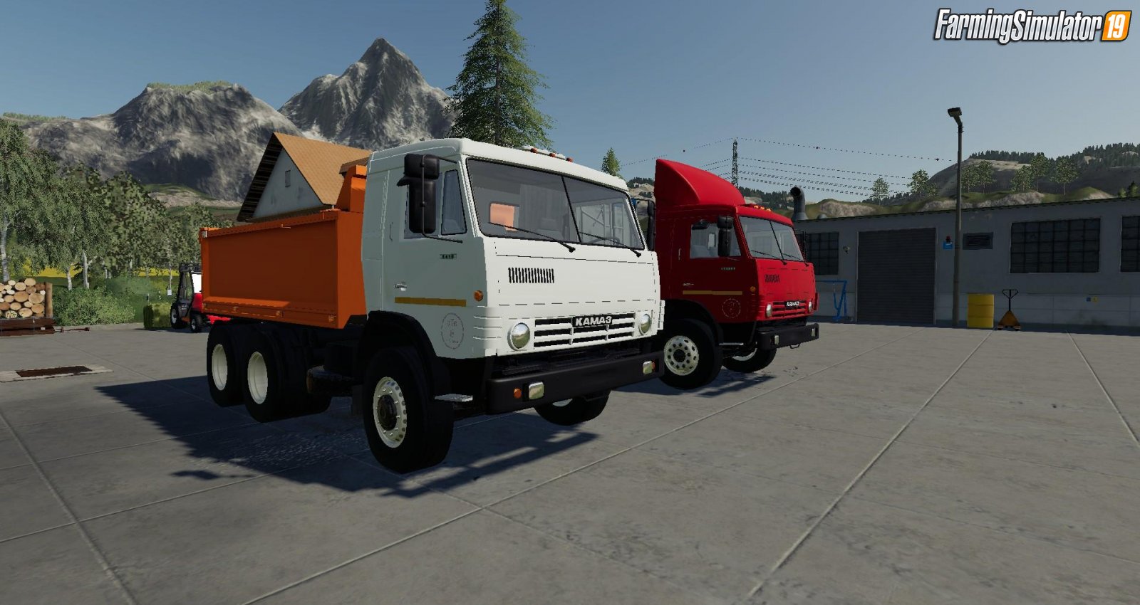 KamAZ-53212 + Semi Trailer for FS19