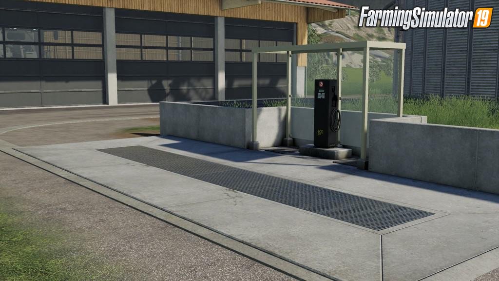 Fuel Station Placeable v1.0 for FS19