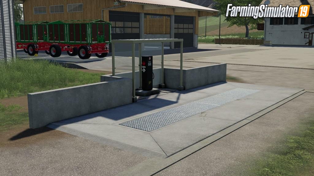 Fuel Station Placeable v1.0 for FS19