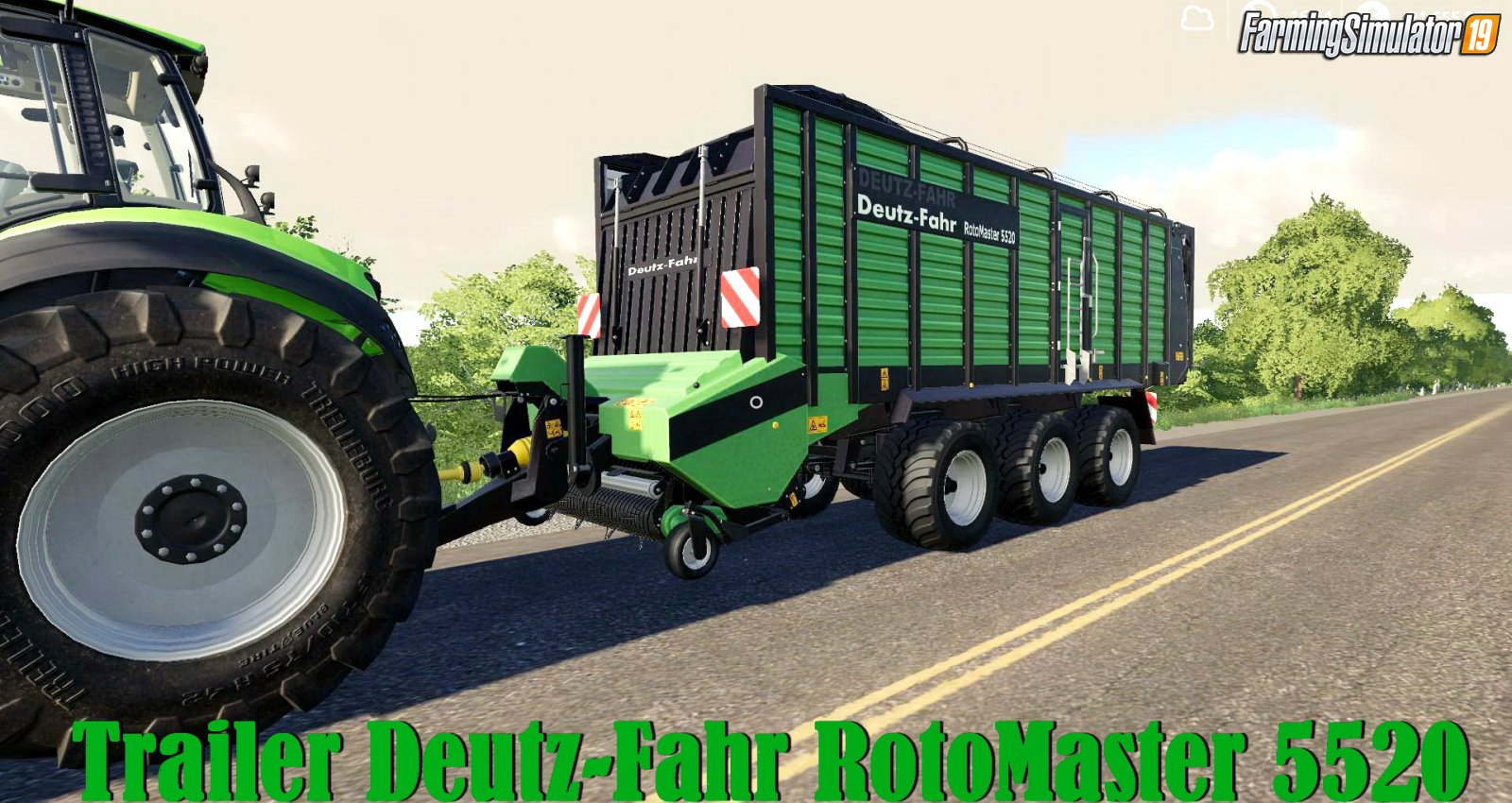 Trailer Deutz-Fahr RotoMaster 5520 for FS19