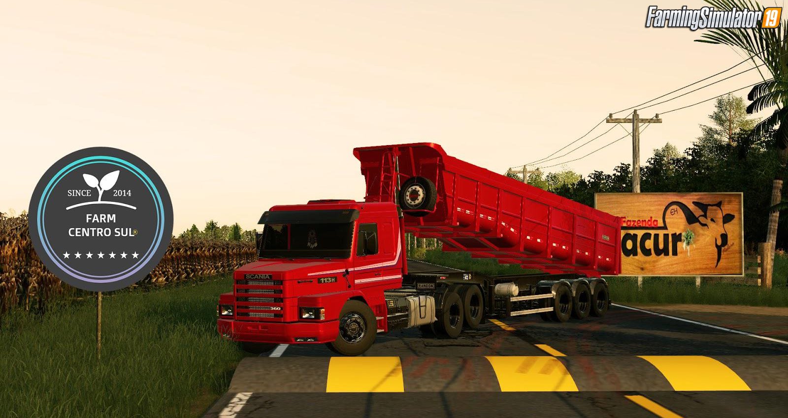 Scania 113H & Randon Trailer for FS19