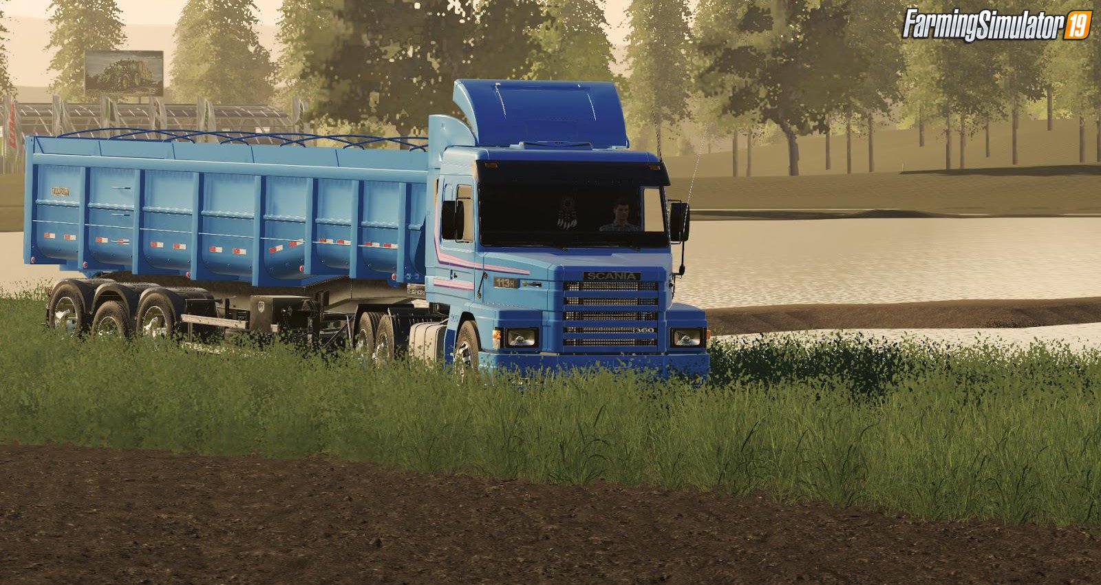 Scania 113H & Randon Trailer for FS19