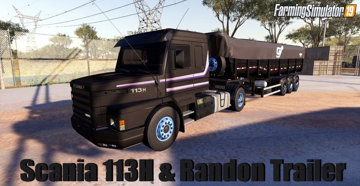 Scania 113H & Randon Trailer for FS19