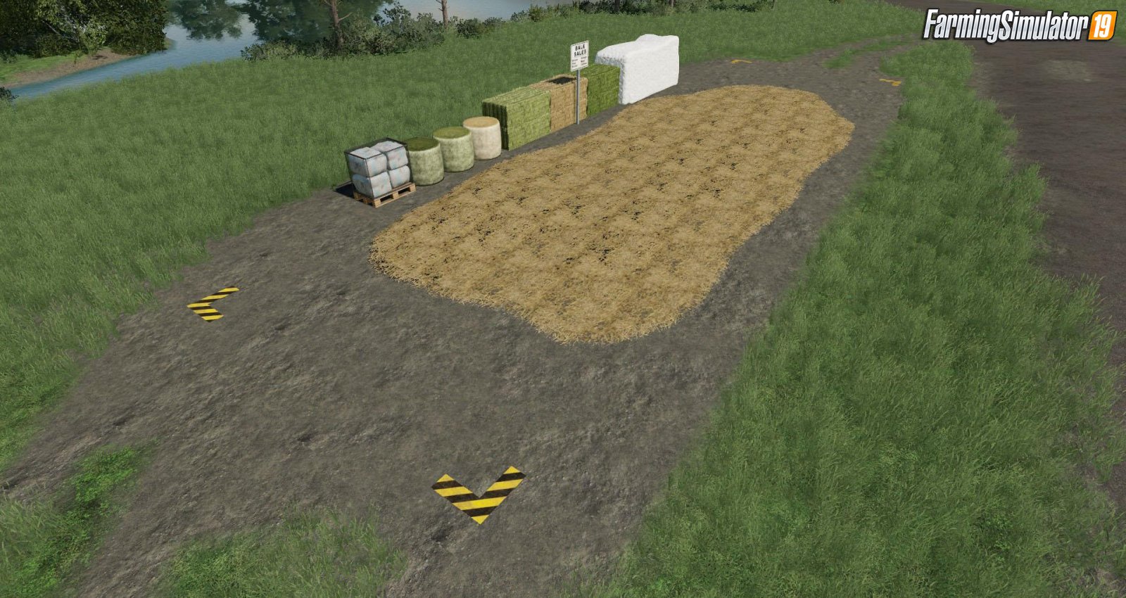 Bale Sale Point Placeable v1.0 for FS19