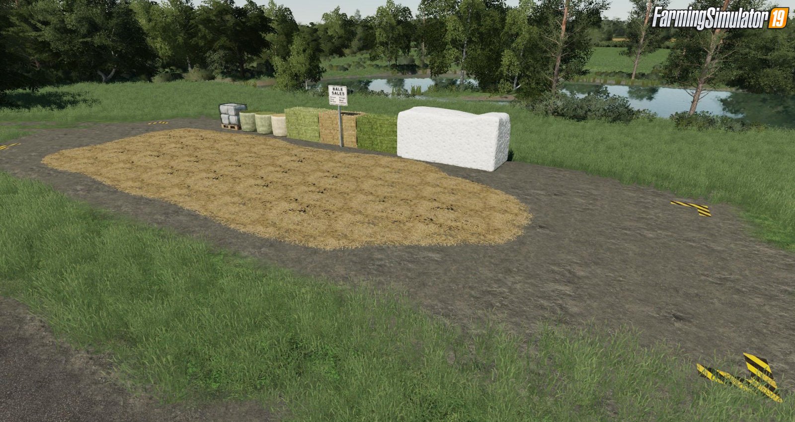 Bale Sale Point Placeable v1.0 for FS19