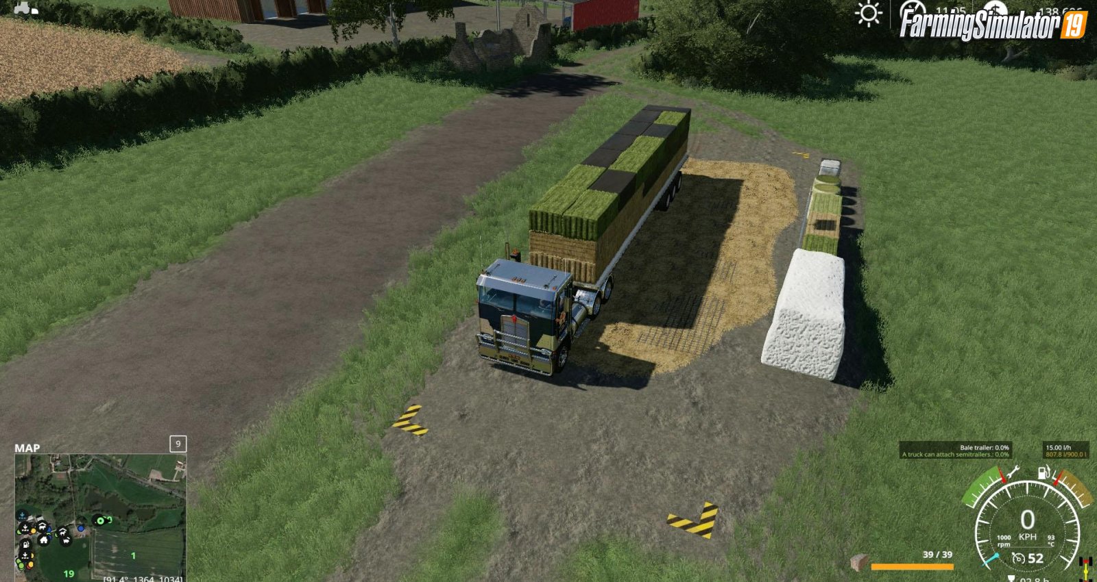 Bale Sale Point Placeable v1.0 for FS19