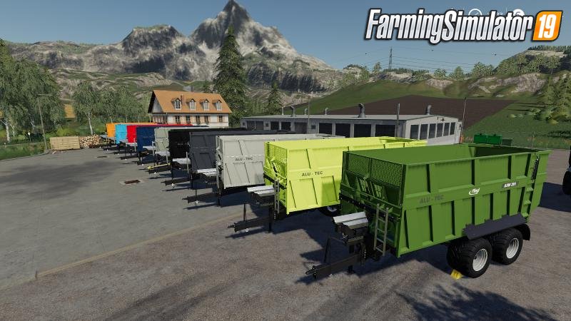 Trailer Fliegl ALU-TEC ASW281 for FS19