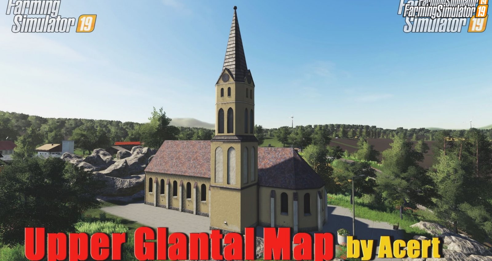Upper Glantal in the South Palatinate Map v1.1 for FS19