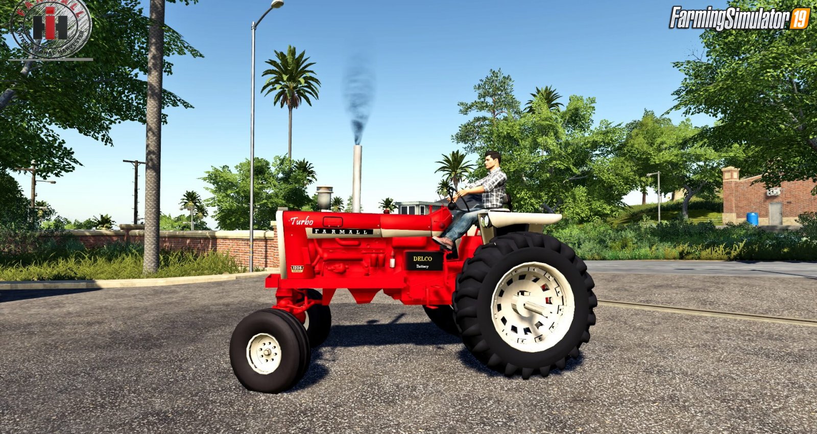 Tractor Farmall 1206 Turbo Diesel for FS19