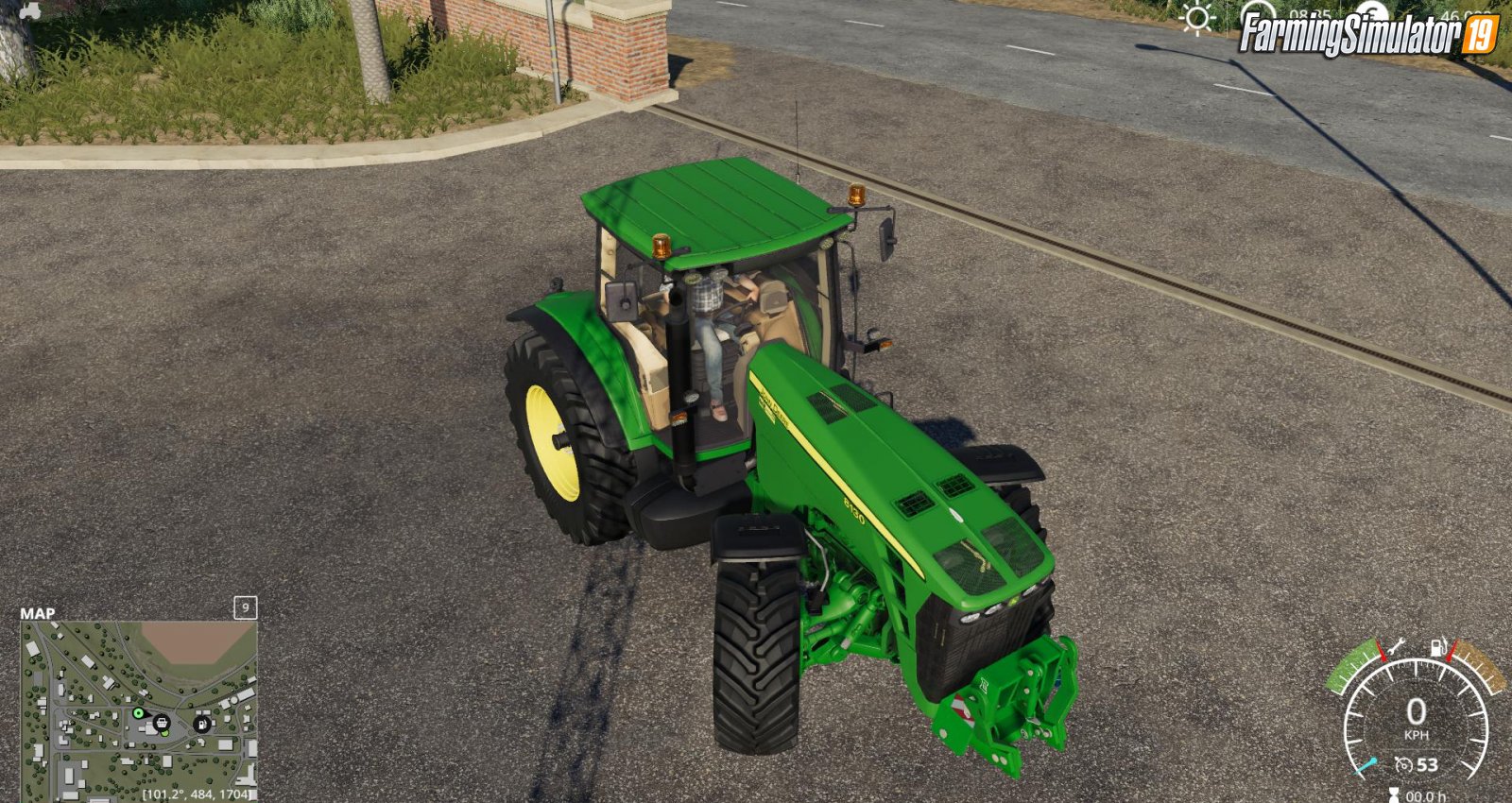 Tractor John Deere 8130 - 8530 v1.1 for FS19