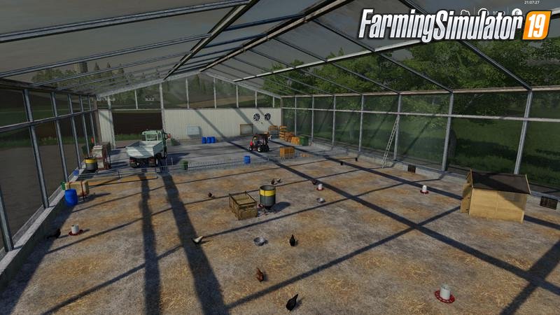 Big chicken coop Placeable v1.0 for FS19