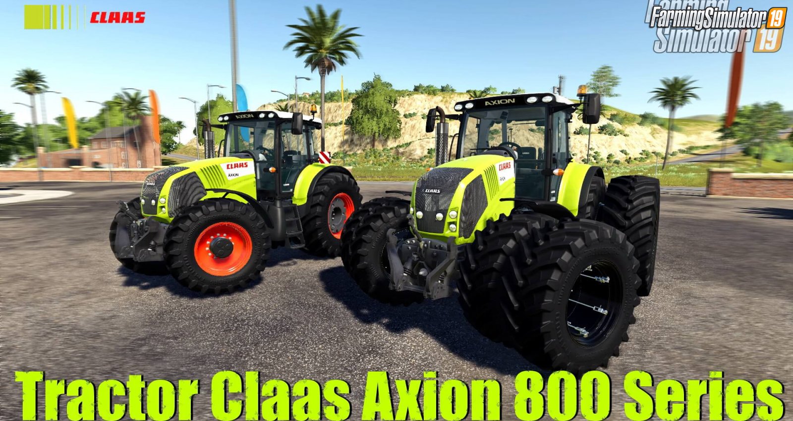 Tractor Claas Axion 800 Series for FS19