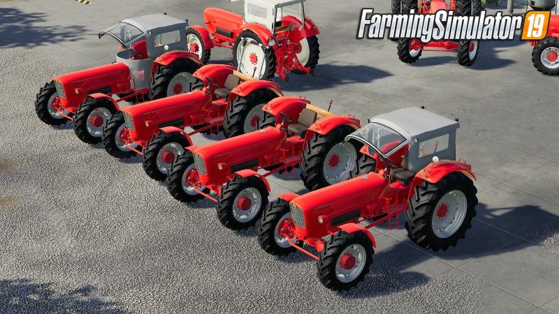 Tractor Guldner G75A + Baas + Tools for FS19