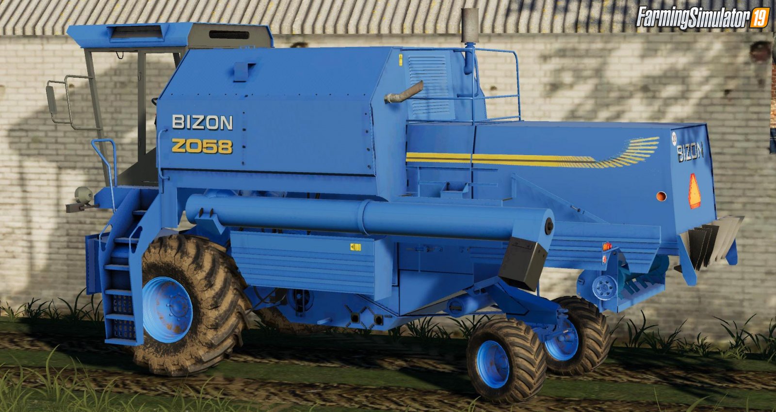 Combine Bizon Rekord Z058 NH DIY v1.0 for FS19