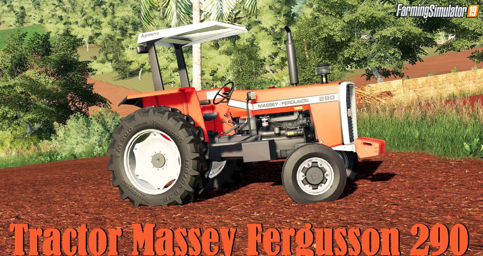 Tractor Massey Fergusson 290 for FS19