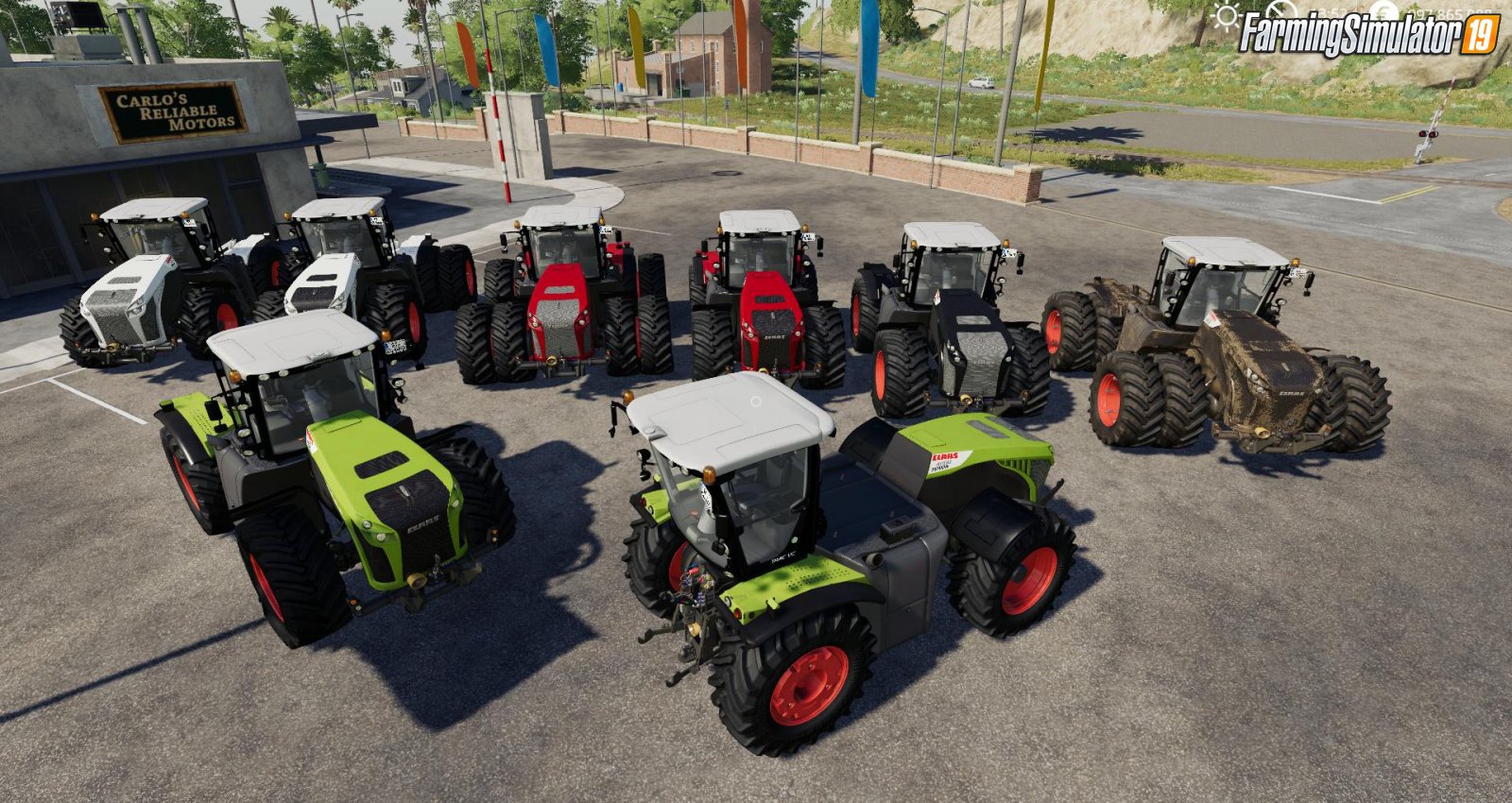 Claas Xerion Tractors Pack for FS19