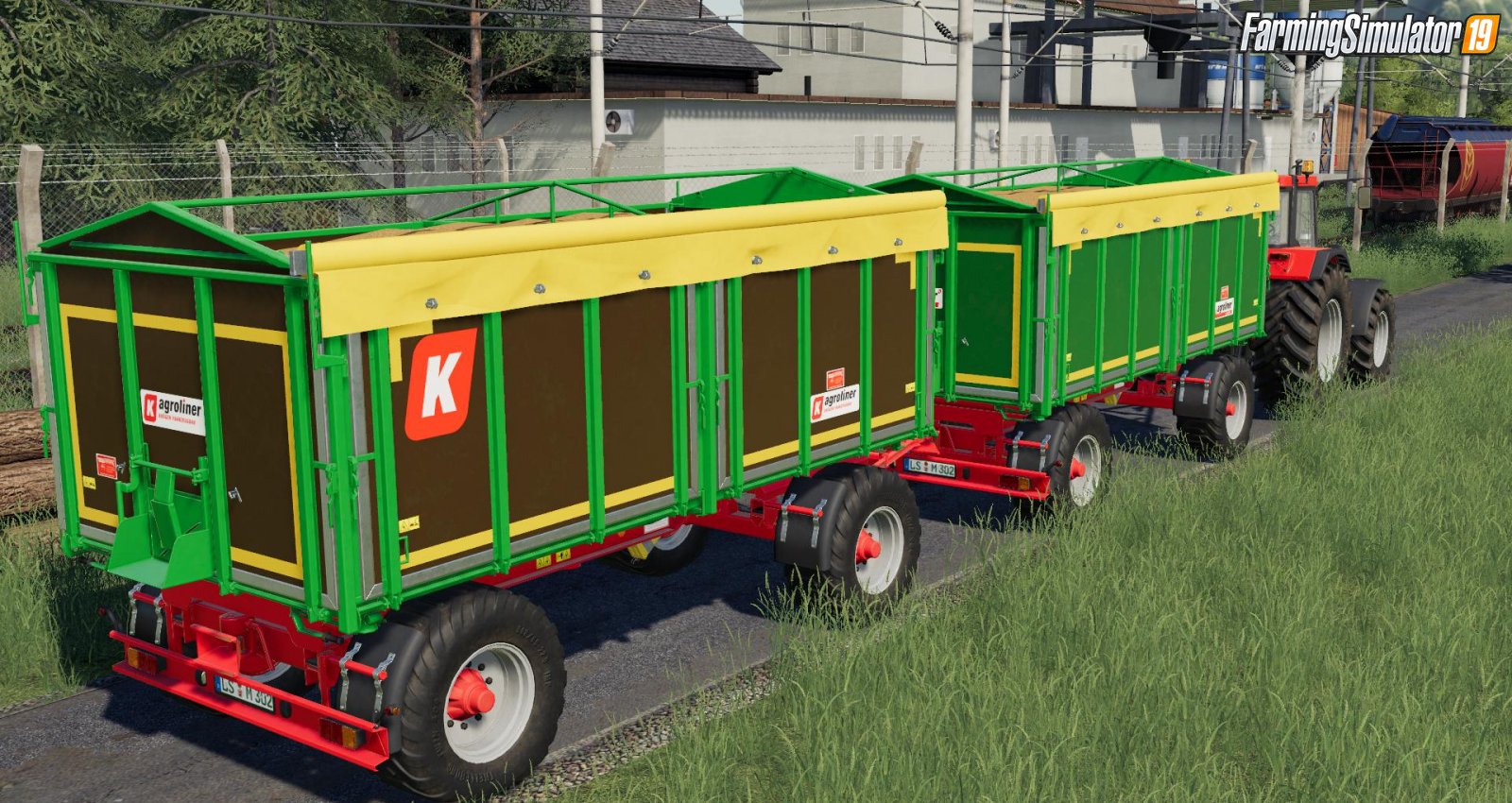 Trailer Kroger Agroliner HKD 302 v1.0 for FS19