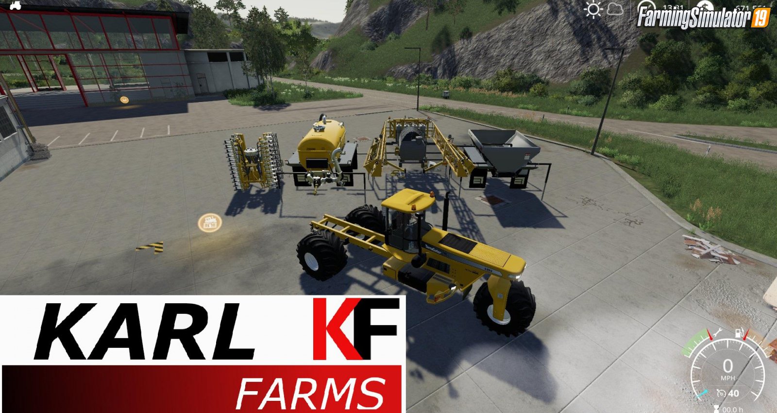 Combine Terragator 6203 v2.1 for FS19