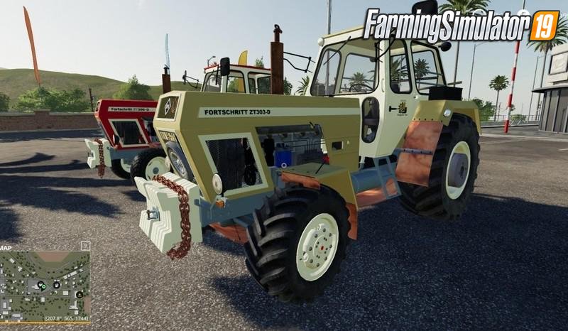 Tractor Fortschritt ZT300-D v1.0 for FS19