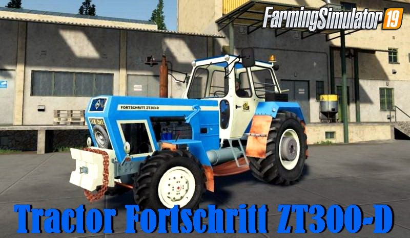 Tractor Fortschritt ZT300-D v1.0 for FS19