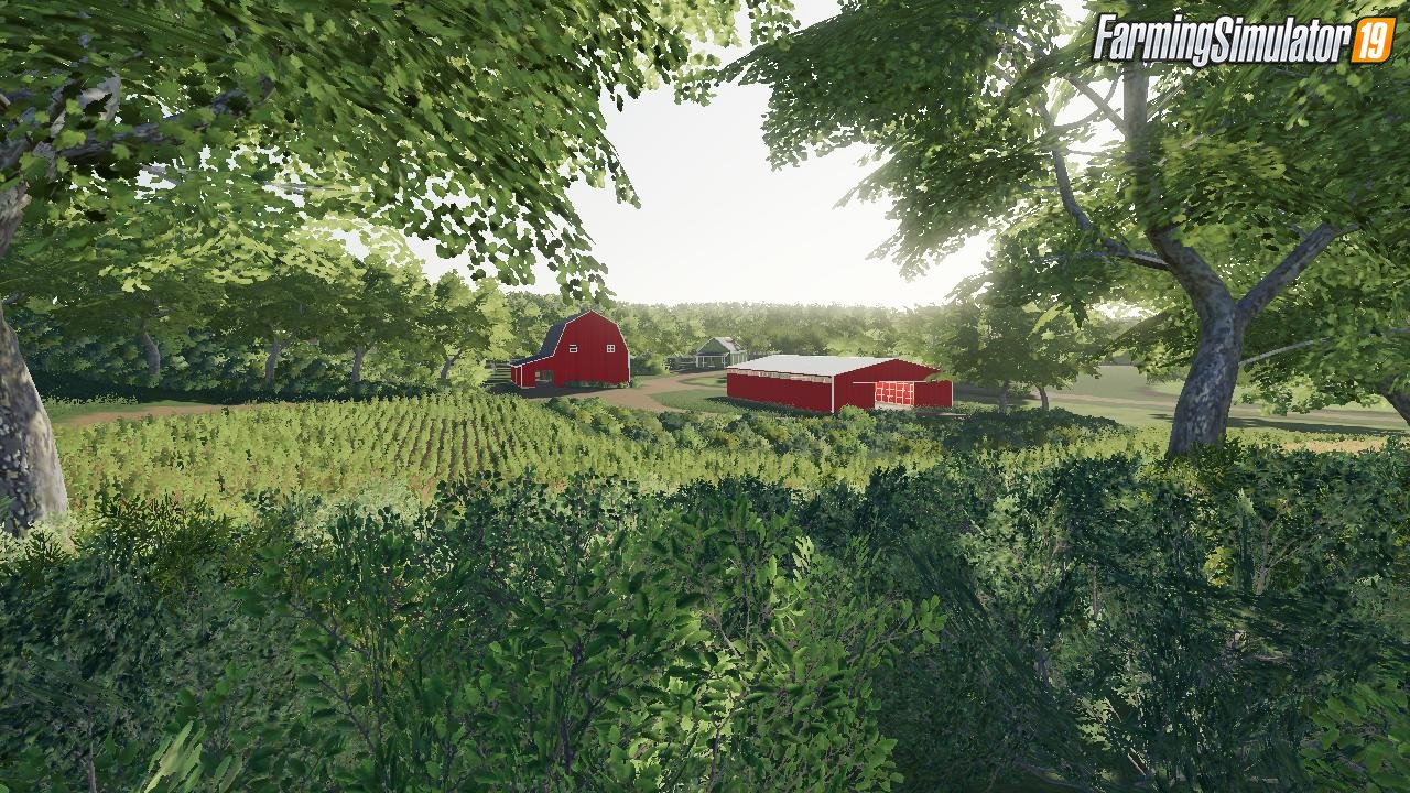 Farm in the Woods Map v1.0 for FS19