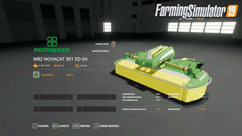 M82 NOVACAT ED-SA Pack for FS19