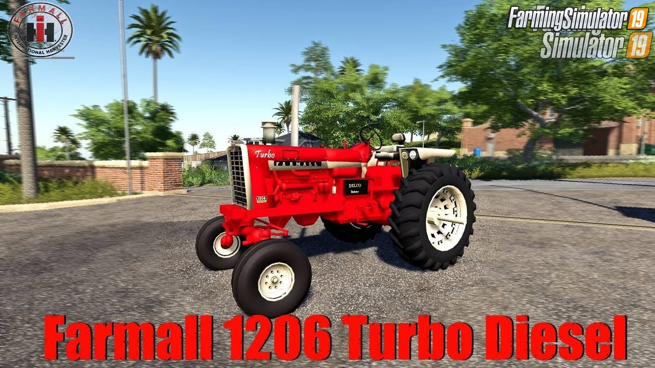 Tractor Farmall 1206 Turbo Diesel V11 For Fs19