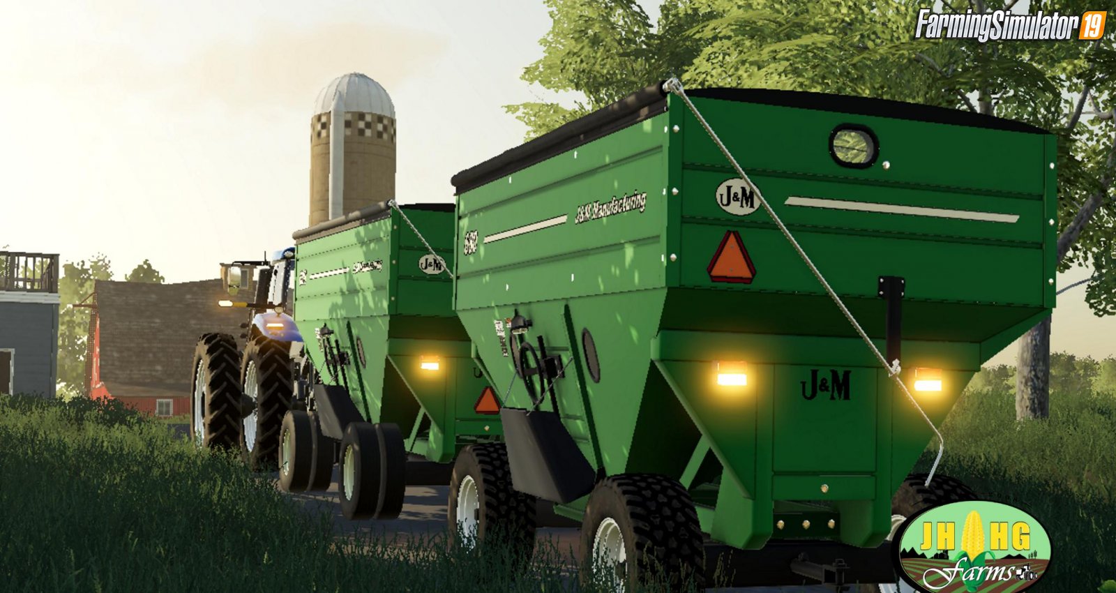 Trailer J&M 680 Gravity Wagons v1.0 for FS19