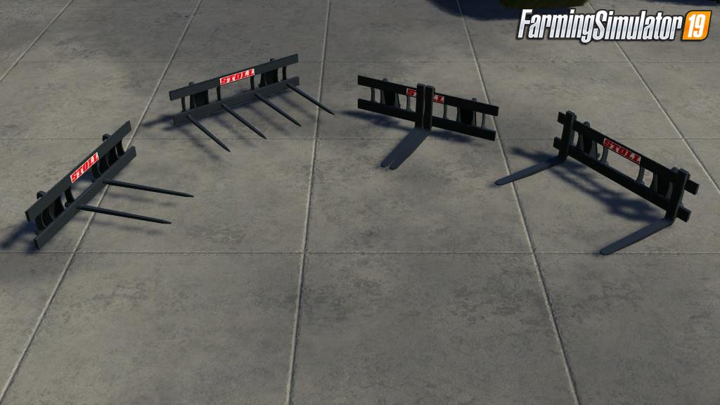 Stoll Pallet And Bale Fork v1.0 for FS19