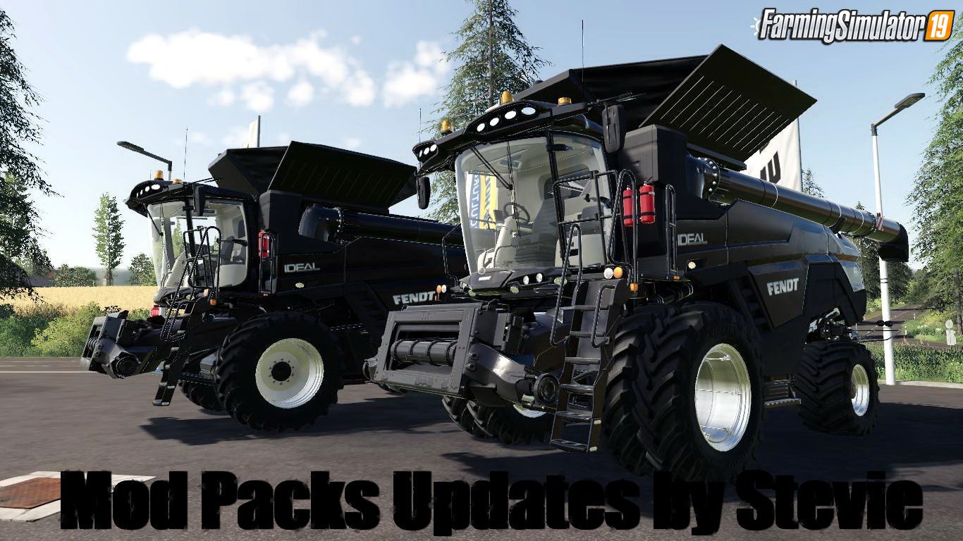 Mod Packs Updates v4.0 by Stevie for FS19