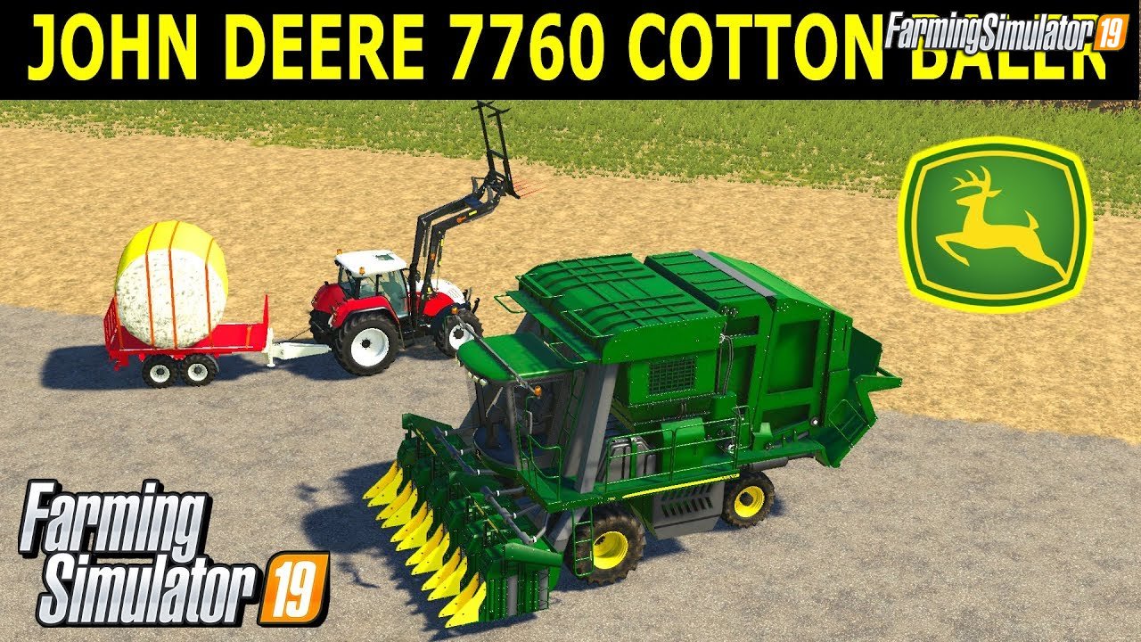 John Deere 7760 Cotton Baler v1.0 for FS19