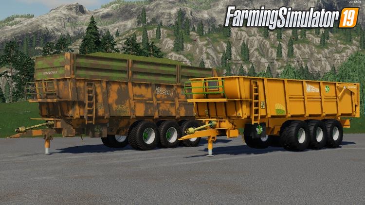 Trailer Dangreville 24t v1.1 for FS19