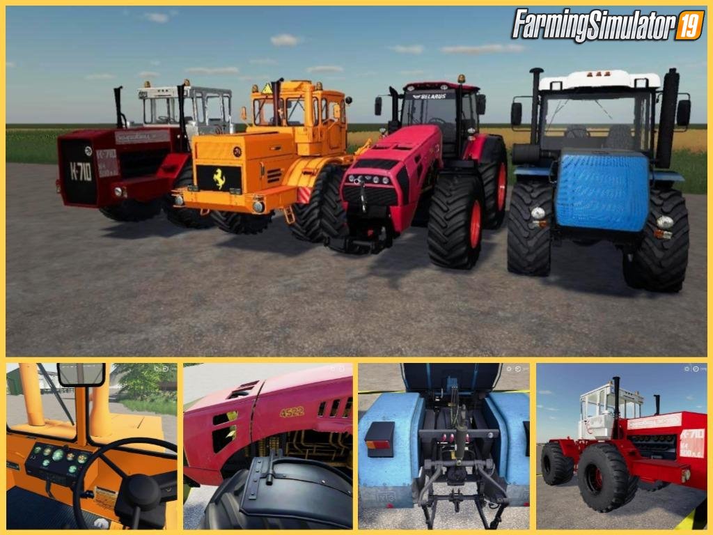 Pack Powerful Russian Tractors v1.0 for FS19