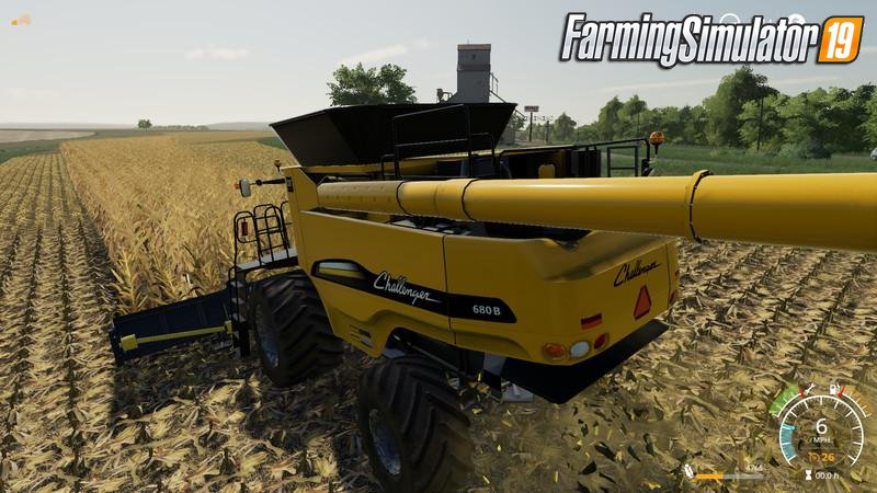 Combine Agco Challenger 680b Ernester v1.0 for FS19