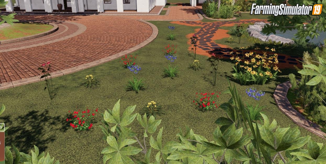 Flowers Mod v1.0 by Wolf43 for FS19