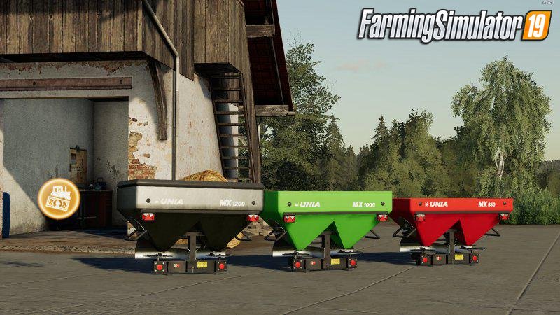 Unia MX pack v1.0 by MefiuFs for FS19