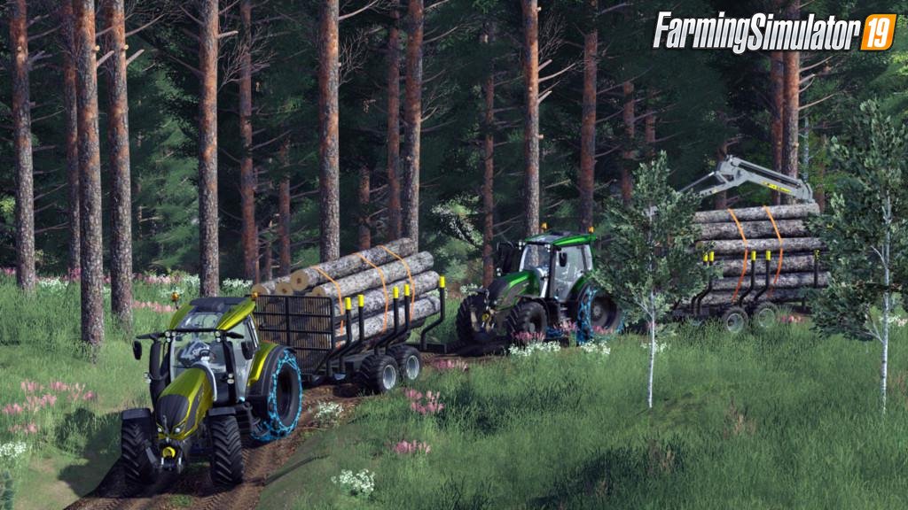 Pack Trailers Kesla 122H v1.0 for FS19