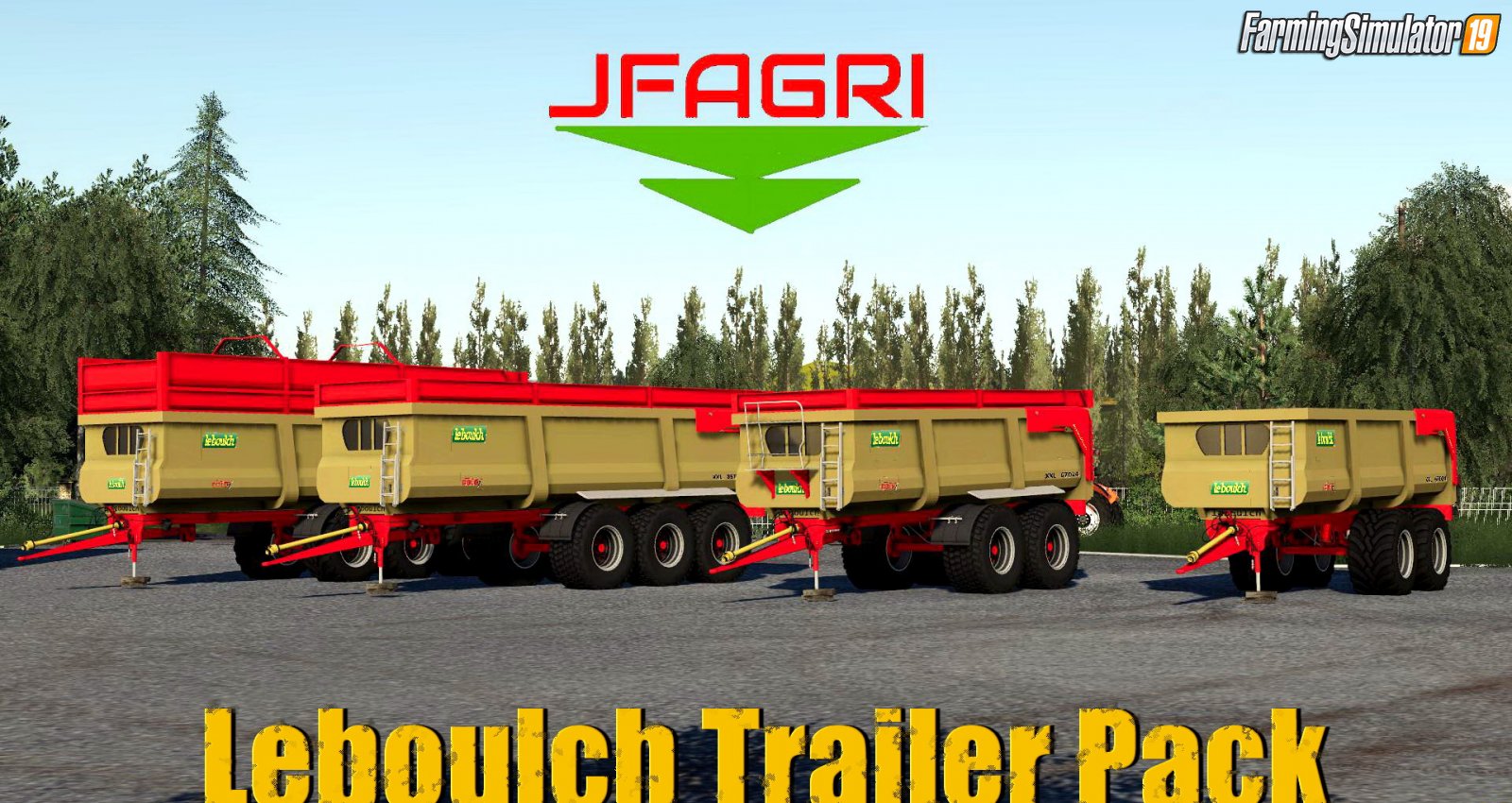 Leboulch Trailer Pack v1.0 by JFAGRI for FS19